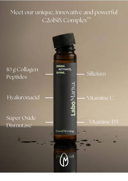ACTIVATE collageen shots Labo Mariva: dagelijkse anti-aging shot voor huid en bindweefsel